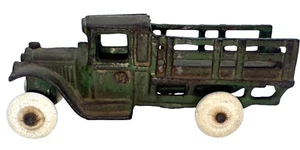 Arcade Cast Iron Model #213 Stake Farm Truck 1930s 5" - Bild 1 von 8