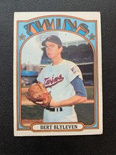 1972 Topps Baseball Card # 515 Bert Blyleven - VG