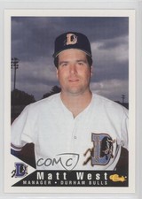 1994 Classic Durham Bulls Matt West #27