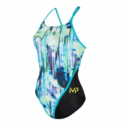 MICHAEL PHELPS BY AQUA SPHERE Michael Phelps Training Racing Swim Suit with Aqua Infinity Tech! Women Size 26