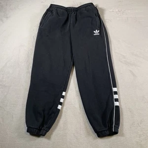 Adidas Sweatpants Mens Medium Trefoil Originals Three Stripe Athletic Jogger Pan - Picture 1 of 17