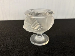 Porte allumettes lion en cristal Lalique France - Picture 1 of 5