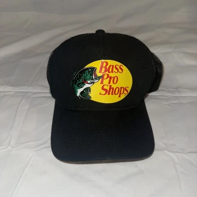 Кепка Bass Pro Shops с черной сеткой регулируемая бейсболка с логотипом для рыбалки - Изображение 1 из 4