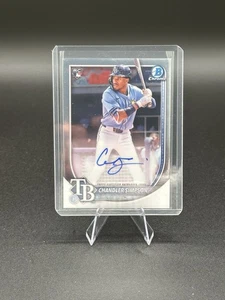 2025 Topps Chrome - Autógrafos de novato Chandler Simpson #RA-CSI (AU, RC) - Imagen 1 de 2