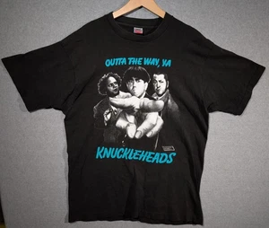 Camiseta De Colección 1989 Fruit of the Loom Three Stooges Knuckleheads XL Puntada Única - Imagen 1 de 9