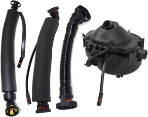 4-tlg Kurbelgehäuseentlüftungsschläuche + Ölabscheider Satz für BMW 1 (E87) 2003-2013 3 - Bild 1 von 7