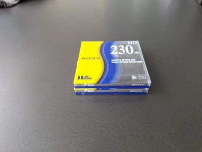 2x Sony EDM-230C - Magneto Optical Disc - 230 MB - NEU - Sealed - OVP - Bild 1 von 3