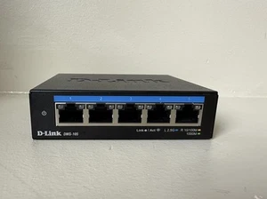 D-Link DMS-105 2.5GB 5 Port Unmanaged Gaming Switch - Picture 1 of 7