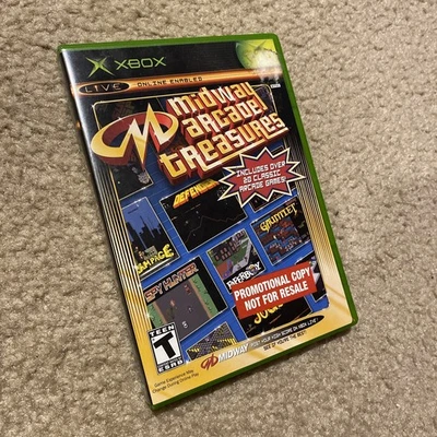 Midway Arcade Treasures-OG XBOX PROMOTIONAL COPY/NOT FOR RESALE COMPLETE IN BOX! - Image 1 of 4
