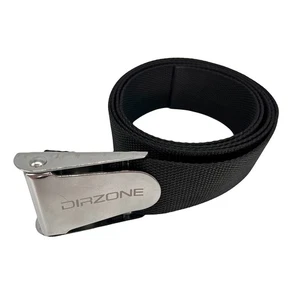 SF-1Top: Bleigurt schwarz 50 mm Gurtband 180 cm lang mit Edelstahlschnalle - Bild 1 von 4