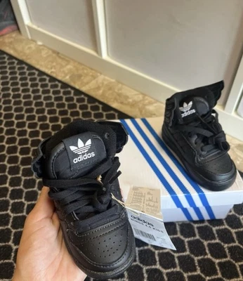 Baskets bébé Adidas Jeremy Scott Wings 4.0 EU19 noir neuves avec boite US - Photo 1/4