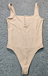Express beige gerippter Tanga Body Damen Gr. Medium - Bild 1 von 6