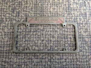 Kemp Motor Sales Chrysler Plymouth Denmark South Carolina License Plate Frame - Picture 1 of 4