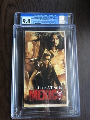 Once Upon a Time In Mexico VHS Tape CGC 9.4 A - Image 1 of 4
