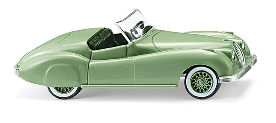 ,WIKING, JAGUAR XK 120 cabriolet Verde, 1/87, WIK080104 - Imagen 1 de 1