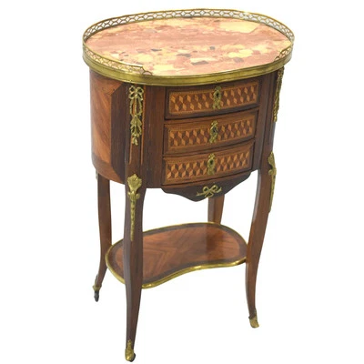 Chevet style Louis XVI acajou époque XIXème - Photo 1/4