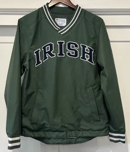 CHAMPION EXKLUSIVER VINTAGE NOTRE DAME V-AUSSCHNITT PULLOVER WINDBREAKER FIGHTING IRISH XS - Bild 1 von 5