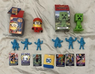 Kid's Meal/Happy Meal Toy Lot - 8 Total (DC Comics, Minecraft, Despicable Me) - Image 1 of 3