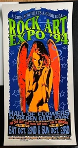 Historic 1994 Rock Art Expo by Psychic Sparkplug - Picture 1 of 1