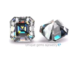 1 Ct Gray color Diamond Ascher Loose Gemstone loose D Grade VVS1 +free Gift - Picture 1 of 11