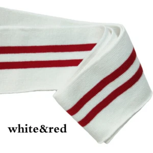 Striped Knit Cuff Waistband Leg Arms Rib Trim Jersey Ribbed Fabric Stretch Craft - Picture 1 of 21