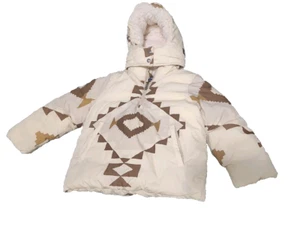 Polo Ralph Lauren gefütterte Daunenjacke Southwestern Aztec Kinder Größe 6 - Bild 1 von 11