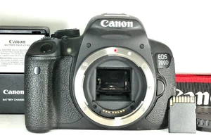 Canon EOS 700D Digital SLR Camera (Body Only) w/battery, charger, strap, SD card - Picture 1 of 7