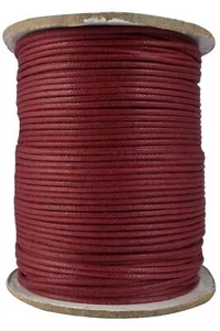 Jewelry Making Cord Waxed Cotton String Projects 1.5 mm 1 Roll Beading Crafts - Picture 1 of 34