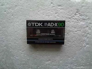 Vintage Audio Cassette TDK AD-X 90 * Rare From Japan 1985 * - Photo 1/3