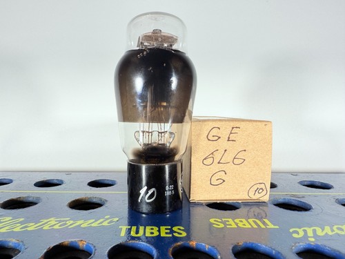 Lampe Tube 6L6G Verre Fumé NOS Testé Puissant