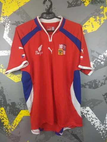 Czech Republic Jersey 2000 2001 Home Size XL Shirt Puma ig93 Cover