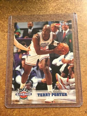 1993-94 NBA Hoops Basketball # 278 Terry Porter All Star - Image 1 of 4