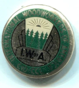 International Woodworkers of America CIO-CCL Labor Union alte Nadel 1" - Bild 1 von 3