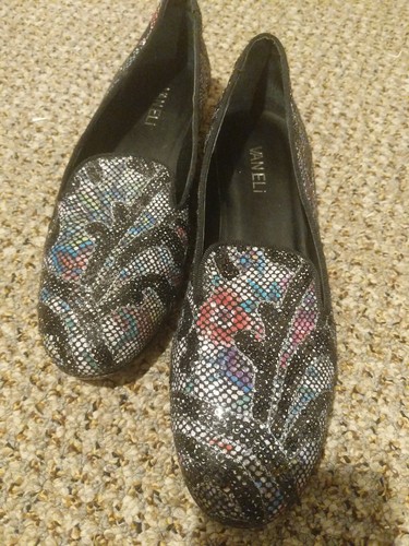 VANS VAN ELi EAST scarpe basse donna slip on pelle impreziosita TAGLIA 8 5 S