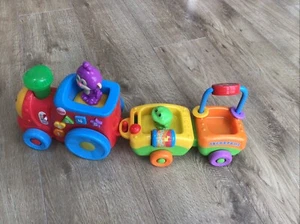 FISHER PRICE Laugh & Learn Puppy's Smart Stages Push Along Train brill Condition - Picture 1 of 3