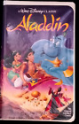 Disney VHS Tape  ***RARE*** Aladdin BLACK DIAMOND Collection #1662 Excellent