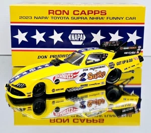 RON CAPPS 2023 HOT WHEELS/ SNAKE NHRA FUNNY CAR 1/24 AUTO WORLD NO COUPONS - Picture 1 of 10