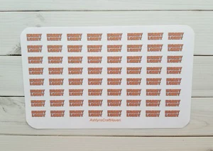 64 Craft Shopping Planner Stickers- Perfect For Any Planner- Erin Condren - Picture 1 of 2