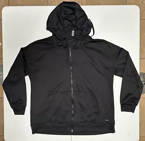 Mondetta Black Jacket Hoodie Performance Full Zip Women's Polyester Size XL - Picture 1 of 11