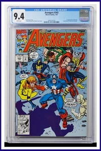 Avengers #343 CGC Graded 9.4 Marvel January 1992 White Pages Comic Book. - Picture 1 of 2