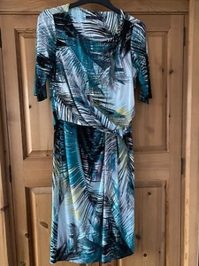 Damen grün Multi Kleid Größe 8 Marks & Spencer "Collection" Top Zustand - Bild 1 von 4