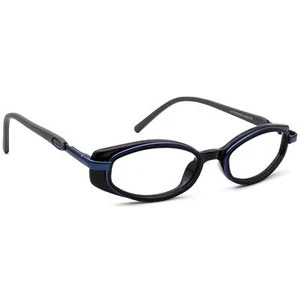 Gafas de sol para mujer Maui Jim marco solamente MJ-124-02 azul/negro ovalado Italia 48 mm - Imagen 1 de 6