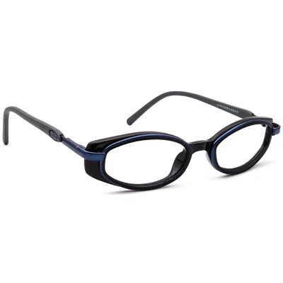 Maui Jim Women's Sunglasses Frame Only MJ-124-02 Blue/Black Oval Italy 48 mm - Image 1 of 4