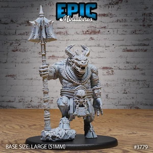 Onyx Statue Demon A by Epic Miniatures RPG D&D Pathfinder 3D Print - Picture 1 of 2