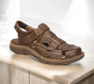 Zapatos para hombre Born sandalias Cabot III de cuero marrón talla 13 M - Imagen 1 de 10