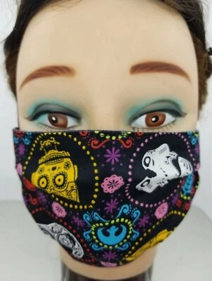 Star Wars Skull Candy Fabric Face Mask Cotton Disney Resuable Adult  - Image 1 of 4