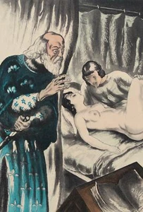 BERTHOMME SAINT ANDRE: La venganza del engañado, 2 grabados, 1931 - Imagen 1 de 7