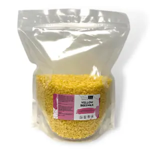 Yellow Beeswax Pellets - Cosmetic Grade Beeswax - Naturally Fragrant Beeswax - Picture 1 of 7