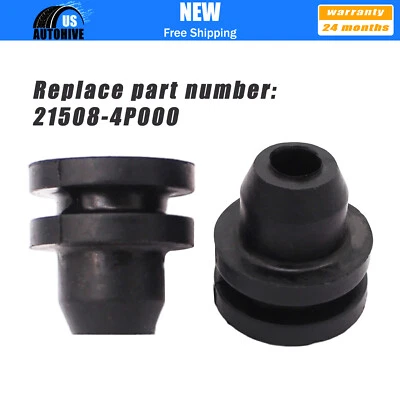 Buje de montaje del radiador inferior izquierdo derecho para Nissan 350Z 2003-2009 Foto 1 de 4
