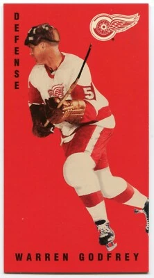 1994 Parkhurst Tallboy (1964-65) #63 Warren Godfrey Detroit Red Wings - Image 1 of 2